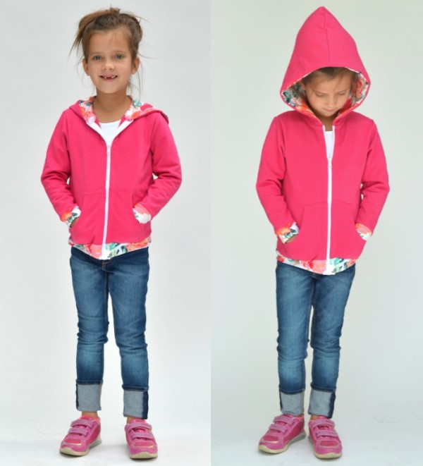 Hatteras Hoodie sewing pattern (2yrs to 14/16yrs)