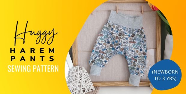 Boy and girl harem pants PDF sewing pattern for babies and toddlers, P –  Felicity Sewing Patterns