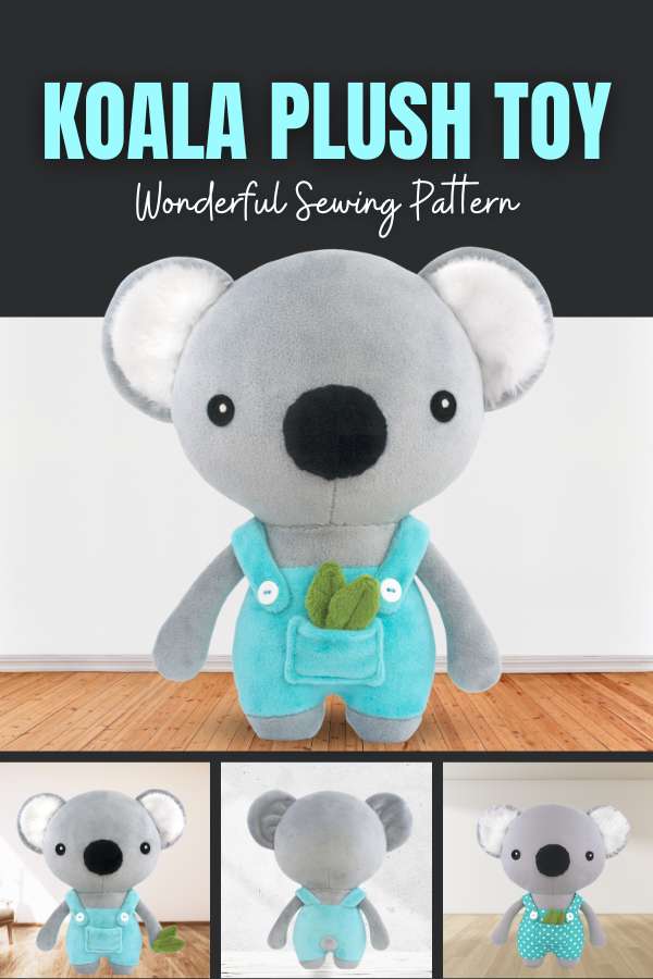 Koala Plush Toy sewing pattern