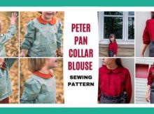 Peter Pan Collar Blouse sewing pattern (0-3mths to 10yrs)