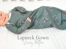 Lapneck Gown sewing pattern