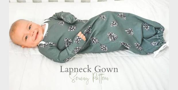 Lapneck Gown sewing pattern