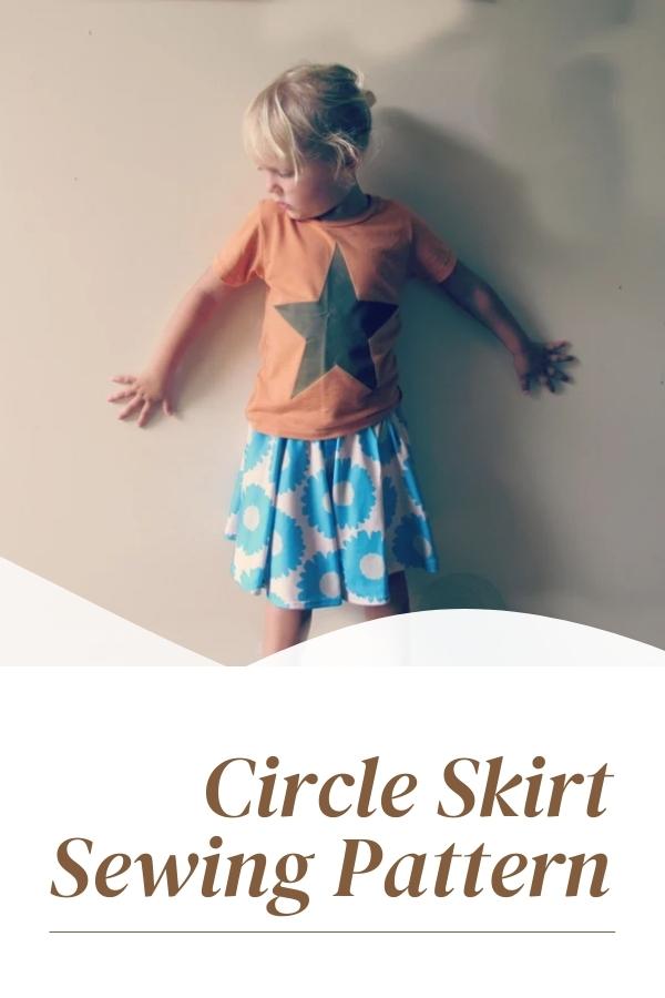 Circle Skirt sewing pattern (6-12mths to 6yrs)