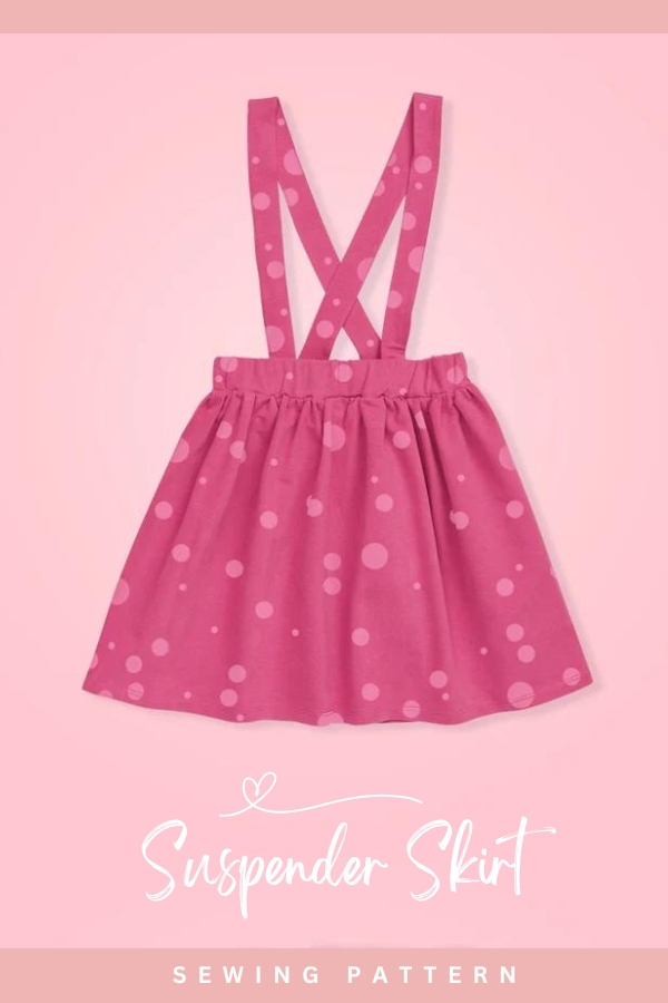 Suspender Skirt sewing pattern (Size 0mths to 6yrs)