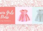 Acacia Girls Dress sewing pattern