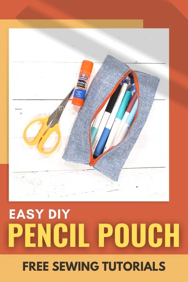 Easy DIY Pencil Pouch FREE sewing pattern (+ video) - Sew Modern Kids