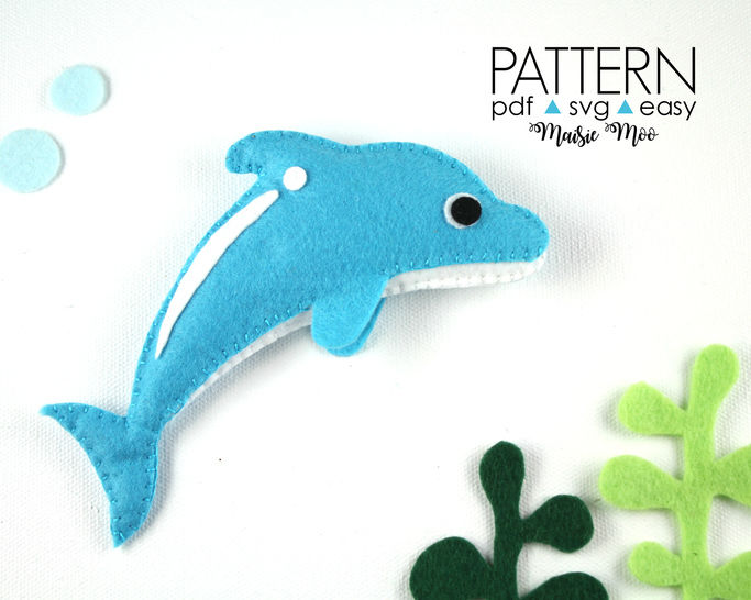 Felt Sea Creatures sewing pattern