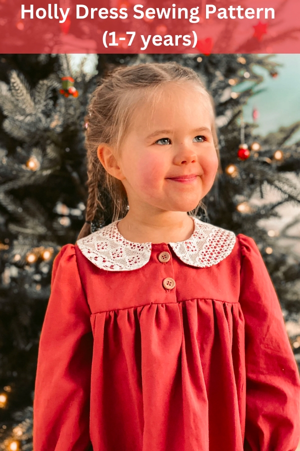 Holly Dress sewing pattern (1-7 years)