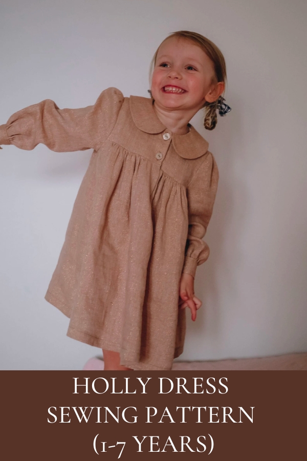 Holly Dress sewing pattern (1-7 years)