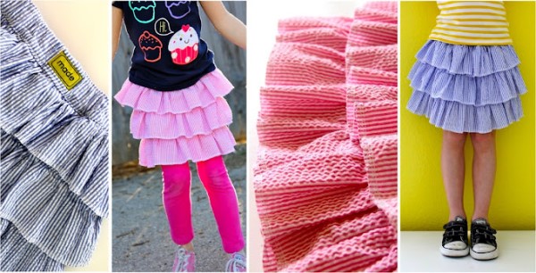 Ruffled Tiered Skirt FREE sewing tutorial