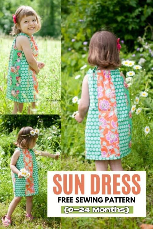 Sun Dress FREE sewing pattern (0-24 months) - Sew Modern Kids