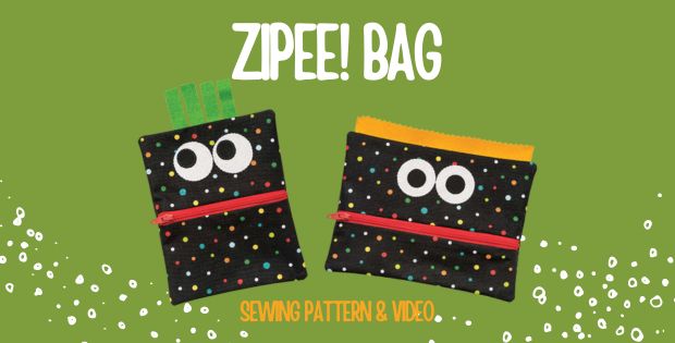 Zippee! Bags sewing pattern or video