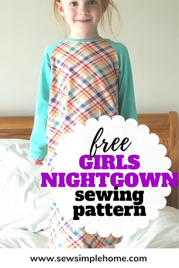 Girls Sleepyhead Nightgown FREE sewing pattern