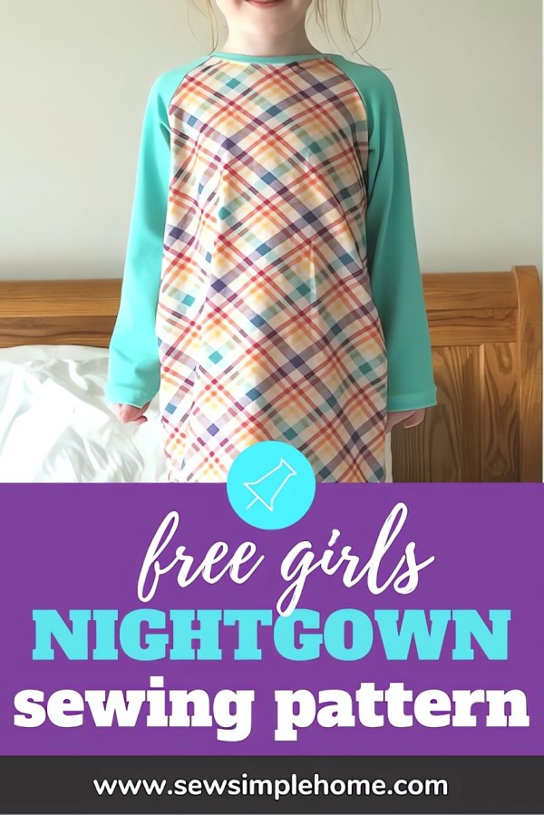 Girls Sleepyhead Nightgown FREE sewing pattern