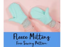 Fleece Mitten FREE sewing pattern