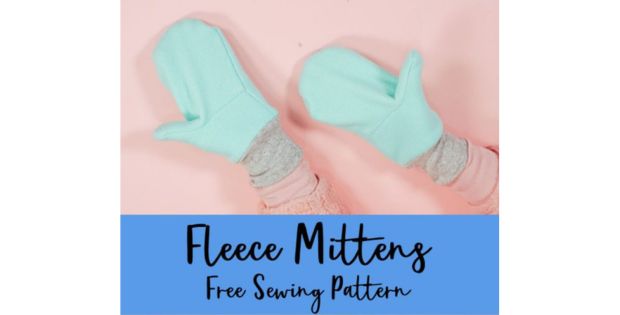 Fleece Mitten FREE sewing pattern