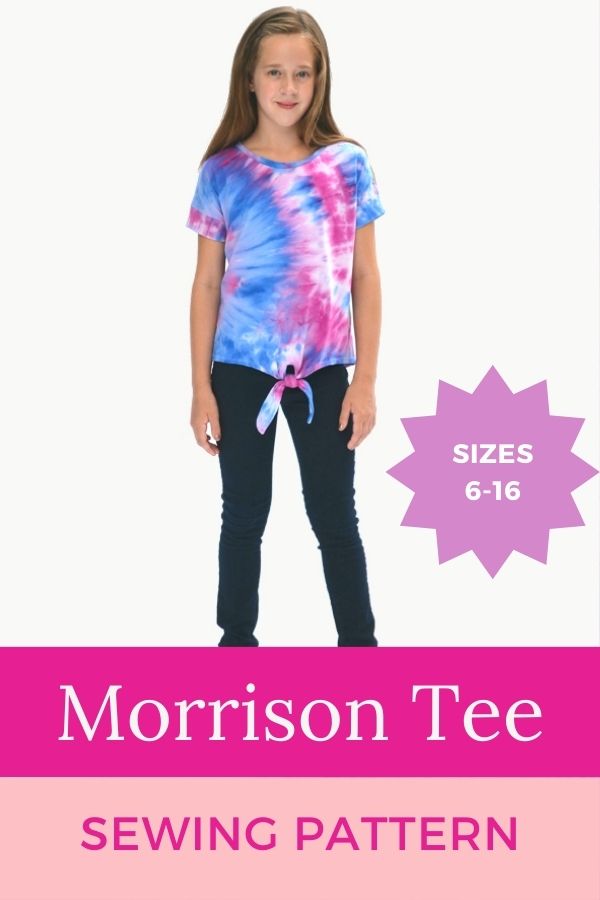 Morrison Tee sewing pattern (Sizes 6-16)