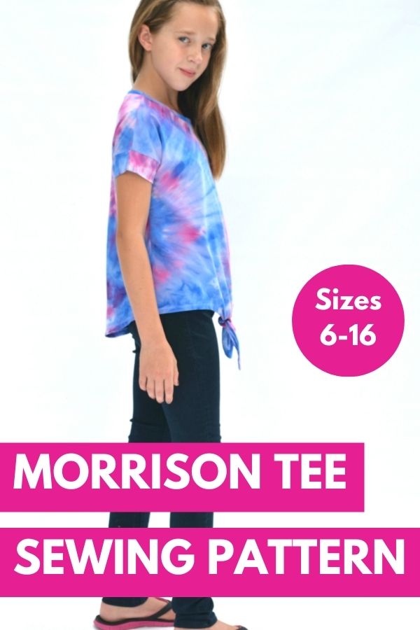 Morrison Tee sewing pattern (Sizes 6-16)