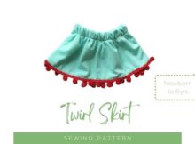 Twirl Skirt sewing pattern (0mths to 6yrs)