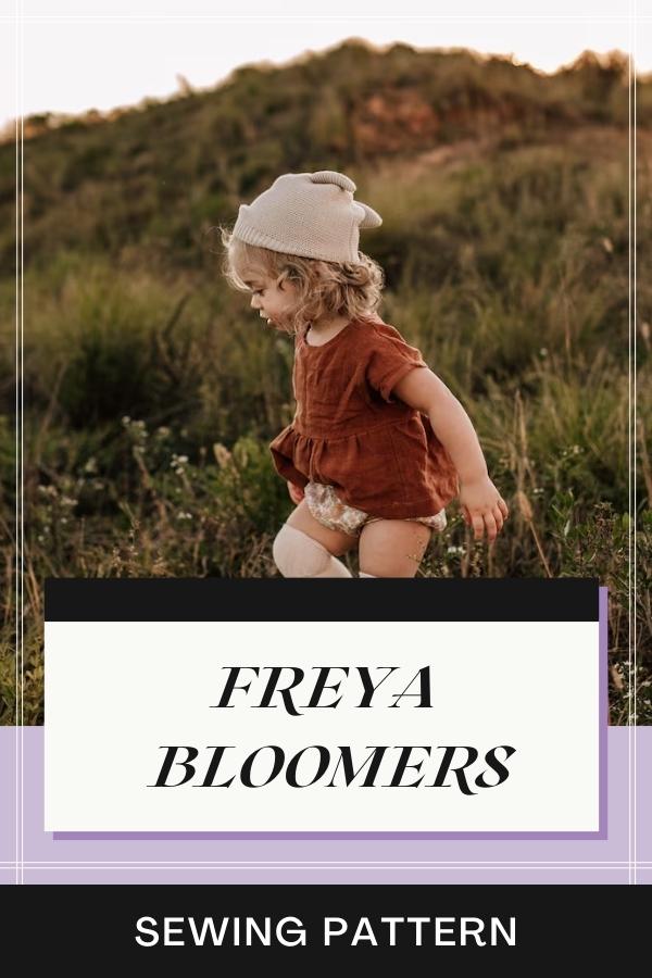 Freya Bloomers sewing pattern (0-3mths to 5-6yrs)