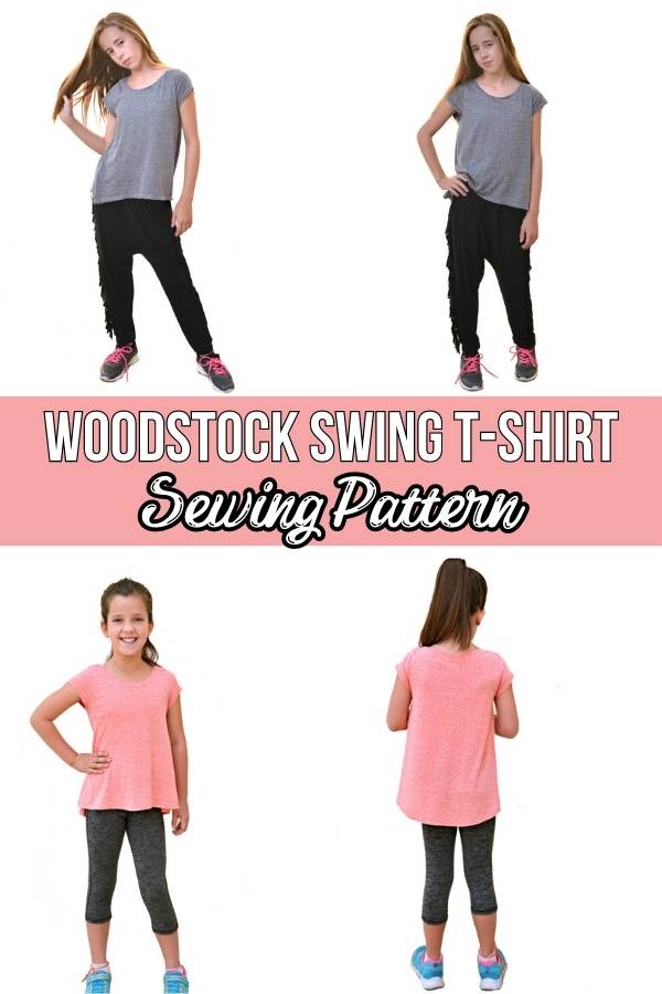 Woodstock Swing T-Shirt sewing pattern (Sizes 6 to 16)