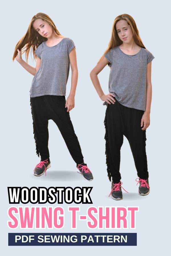 Woodstock Swing T-Shirt sewing pattern (Sizes 6 to 16)