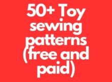 50+ Toy sewing patterns (free and paid)