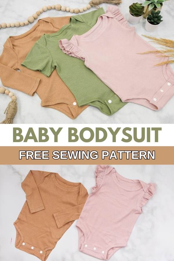 Baby Bodysuit FREE sewing pattern (Preemie to 2yrs) + video - Sew Modern  Kids