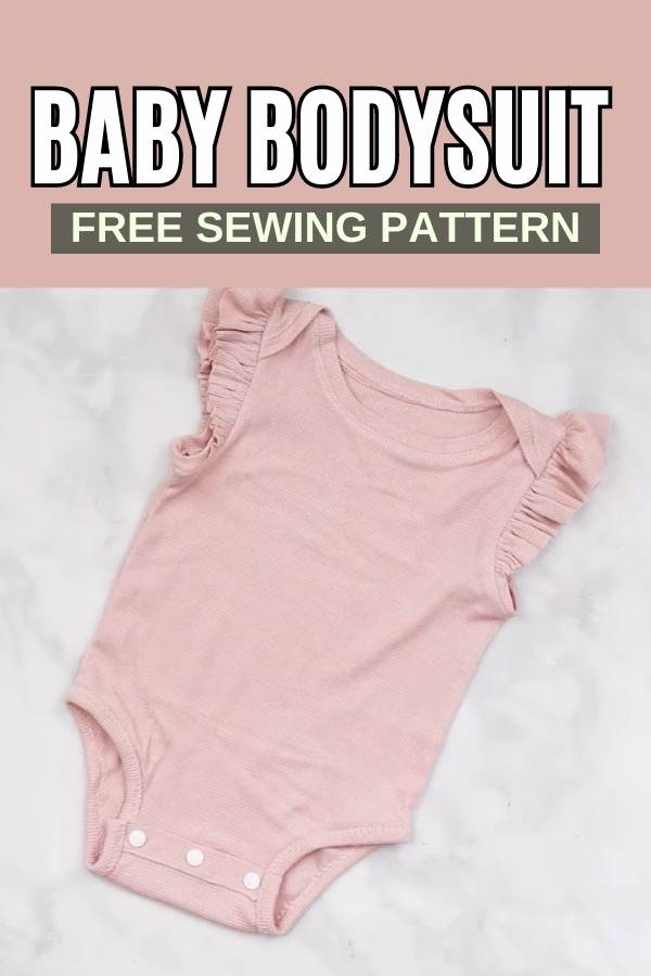 Baby Bodysuit FREE sewing pattern (Preemie to 2yrs) + video