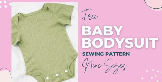 Baby Bodysuit free sewing pattern