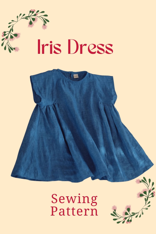 Iris Dress sewing pattern (1 to 12 years)