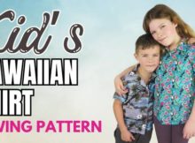 Kid's Hawaiian Shirt sewing pattern (3 to 10 years)