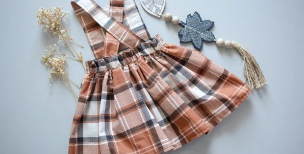 Sansa Pinafore Dress sewing pattern