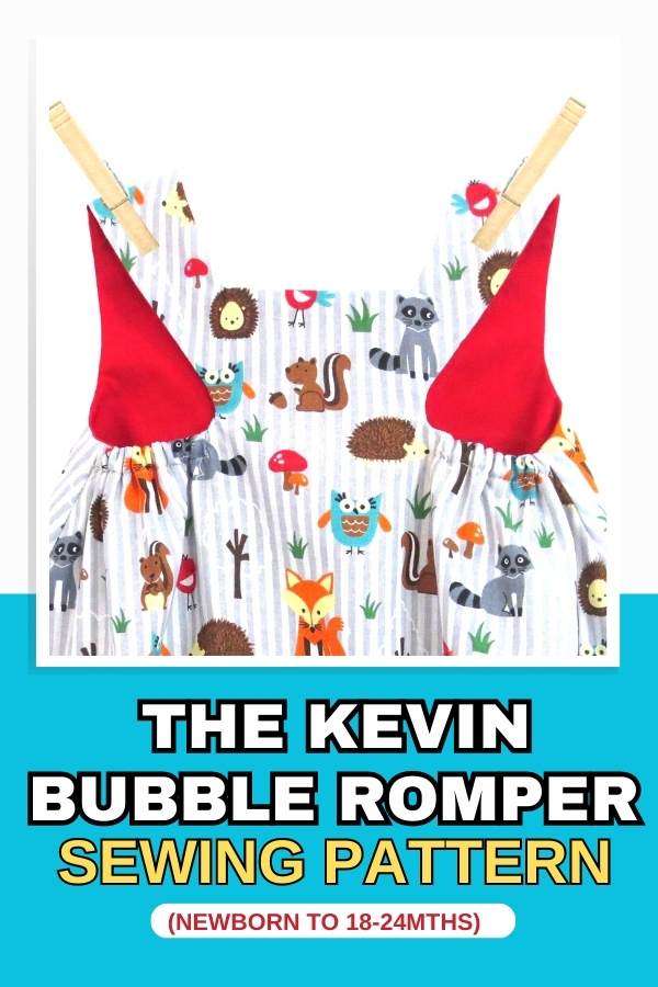The Kevin Bubble Romper sewing pattern (Newborn to 18-24mths)
