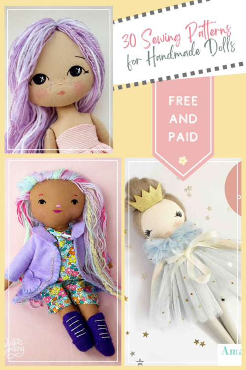 30 Dolls sewing patterns (free and paid) Sew Modern Kids