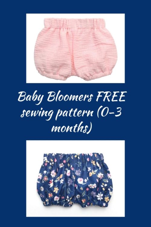 Baby Bloomers FREE sewing pattern (0-3 months) - Sew Modern Kids