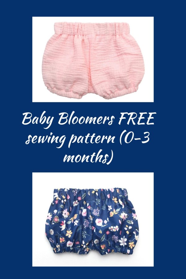 Baby Bloomers FREE sewing pattern