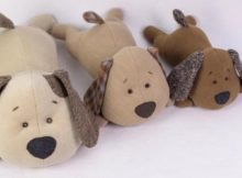 Lying Puppy Dog Toy sewing pattern