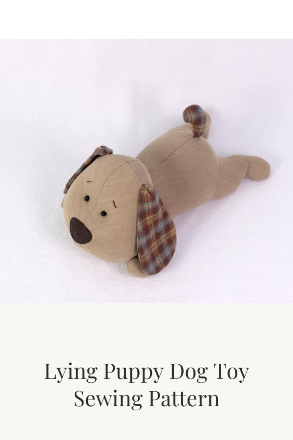 Lying Puppy Dog Toy (3 sizes)