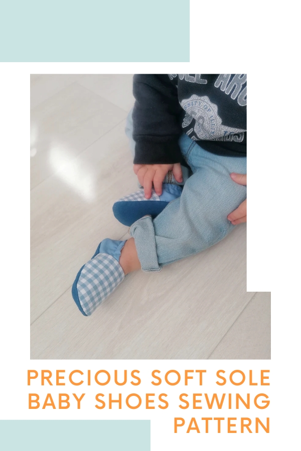 Precious Soft Sole Baby Shoes sewing pattern (0-24 months)