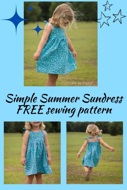 Simple Summer Sundress FREE sewing pattern (Sizes 2 to 6) - Sew Modern Kids