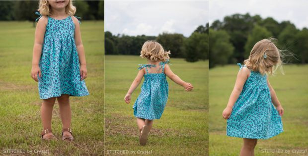 Simple Summer Sundress FREE sewing pattern (Sizes 2 to 6)