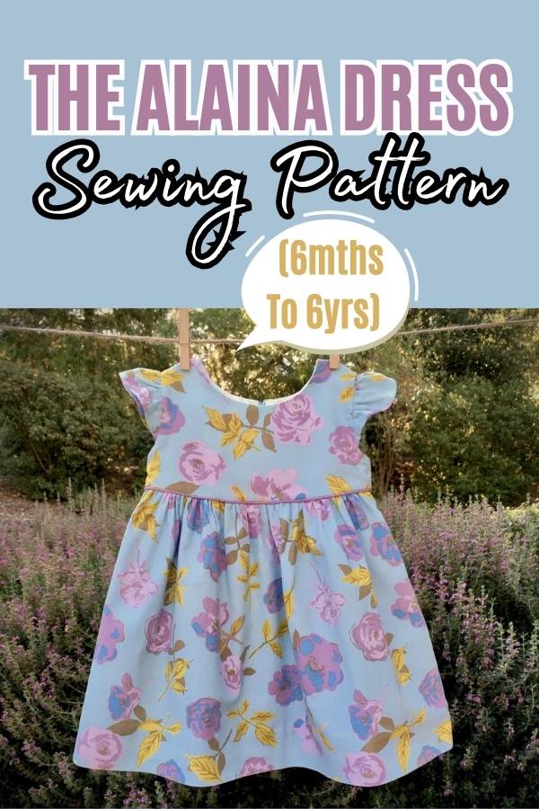 The Alaina Dress sewing pattern (6mths to 6yrs)