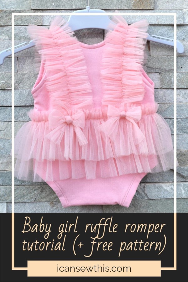 Baby Girl Ruffle Romper FREE sewing pattern (2-4 months)