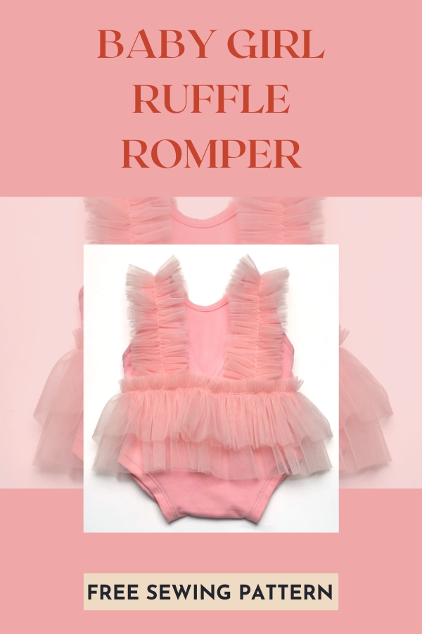 Baby Girl Ruffle Romper FREE sewing pattern (2-4 months)