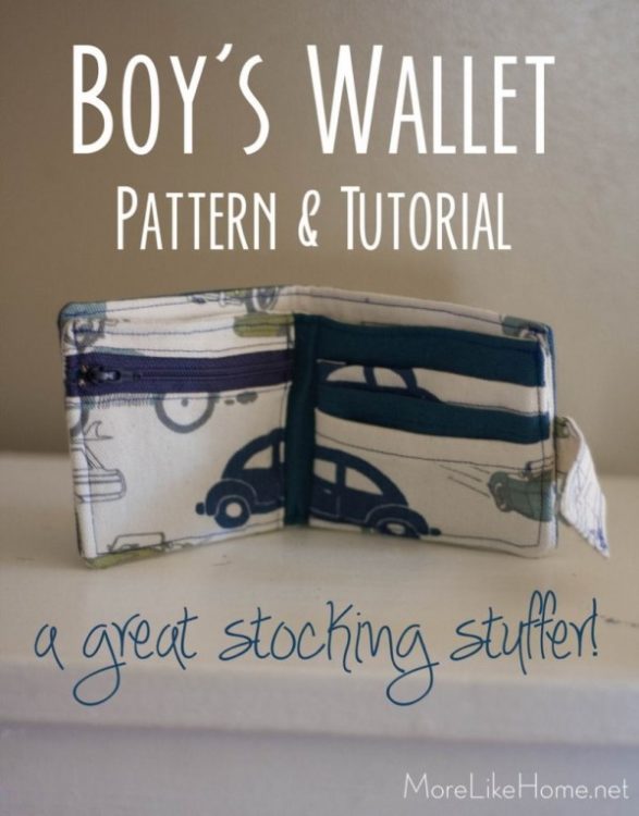 Boy's Wallet FREE sewing pattern - Sew Modern Kids