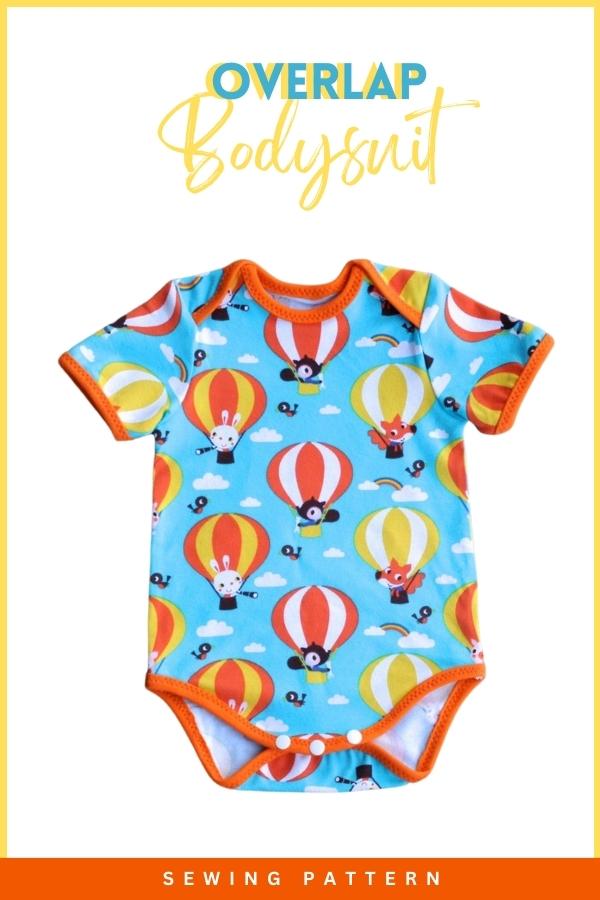 Overlap Bodysuit sewing pattern (Preemie to 2-3T)