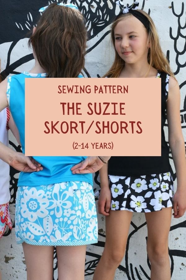 The Suzie Skort/Shorts sewing pattern (2-14 years)