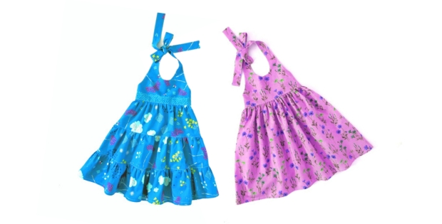 Halter Sundress sewing pattern (Sizes 12mths to 12yrs)