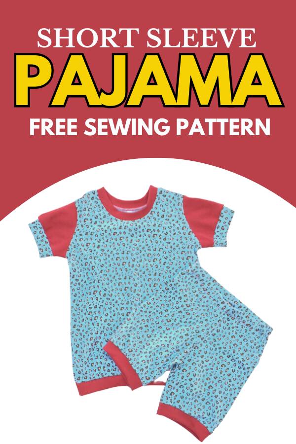 Short Sleeve Pajama FREE sewing pattern